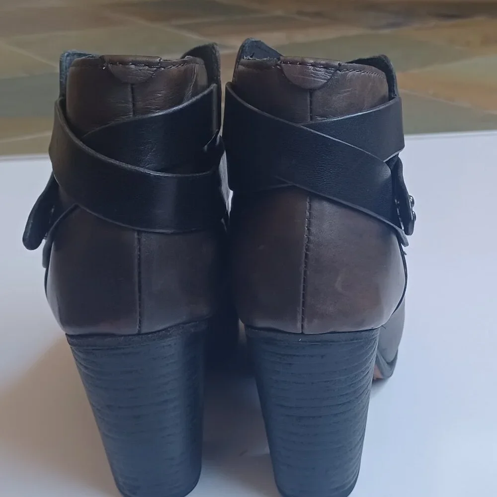 Rag & Bone Leather Harrow Ankle Bootie